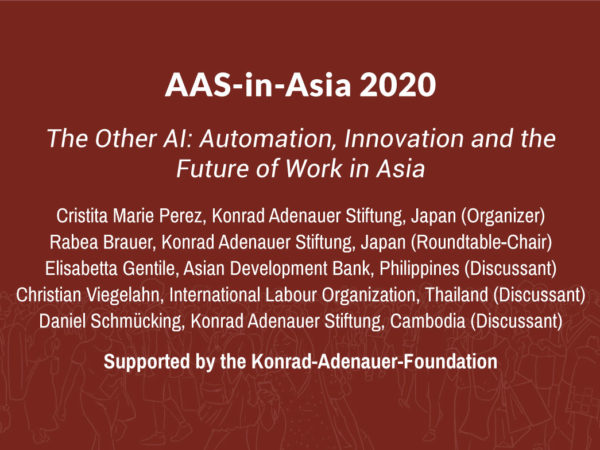 Automation, Innovation and the Future of Work in Asia
